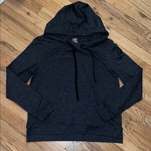 We Over Me Black Hoodie Sweatshirt Size Medium